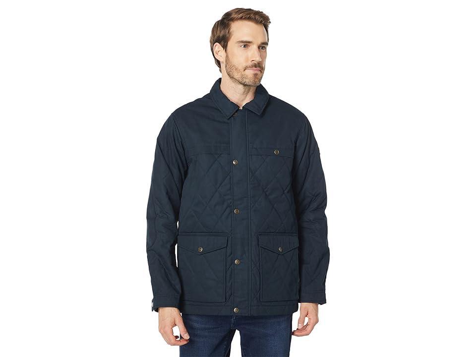 Fjallraven Ovik Wool Padded Jacket (Dark ) Men's Clothing Product Image