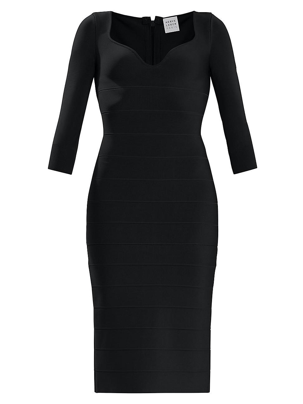 Womens Icon Stretch-Knit Midi-Dress Product Image