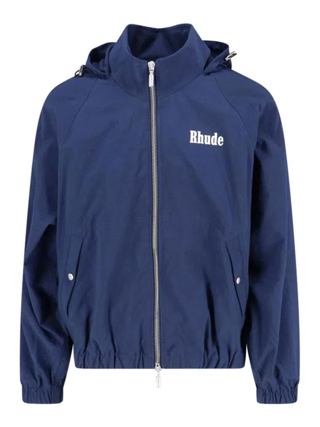 Logo Jacket In Blue product image