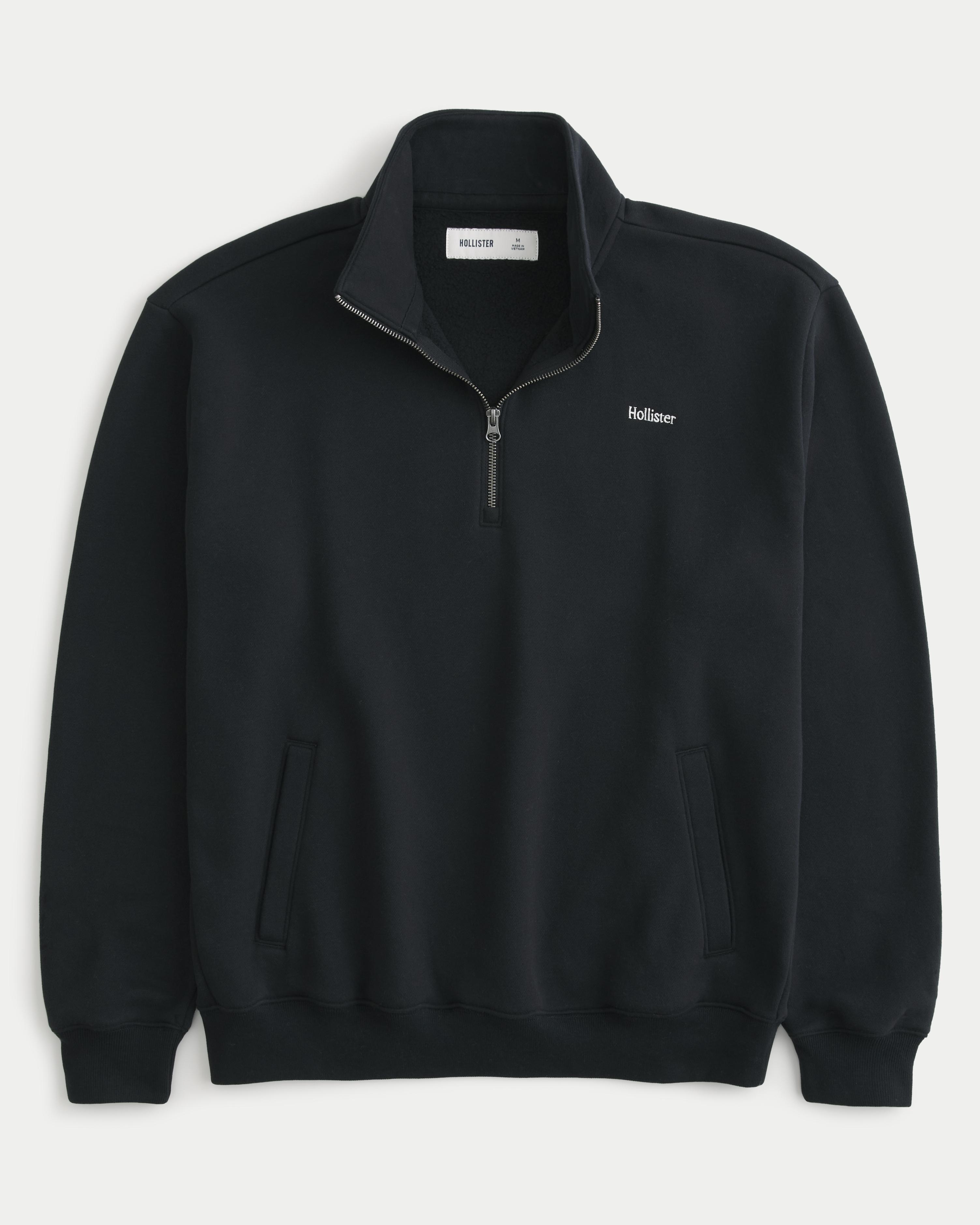 Relaxed Half-Zip Logo Sweatshirt Product Image