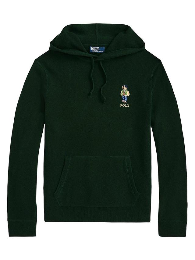 Mens Polo Bear Wool Hoodie Product Image