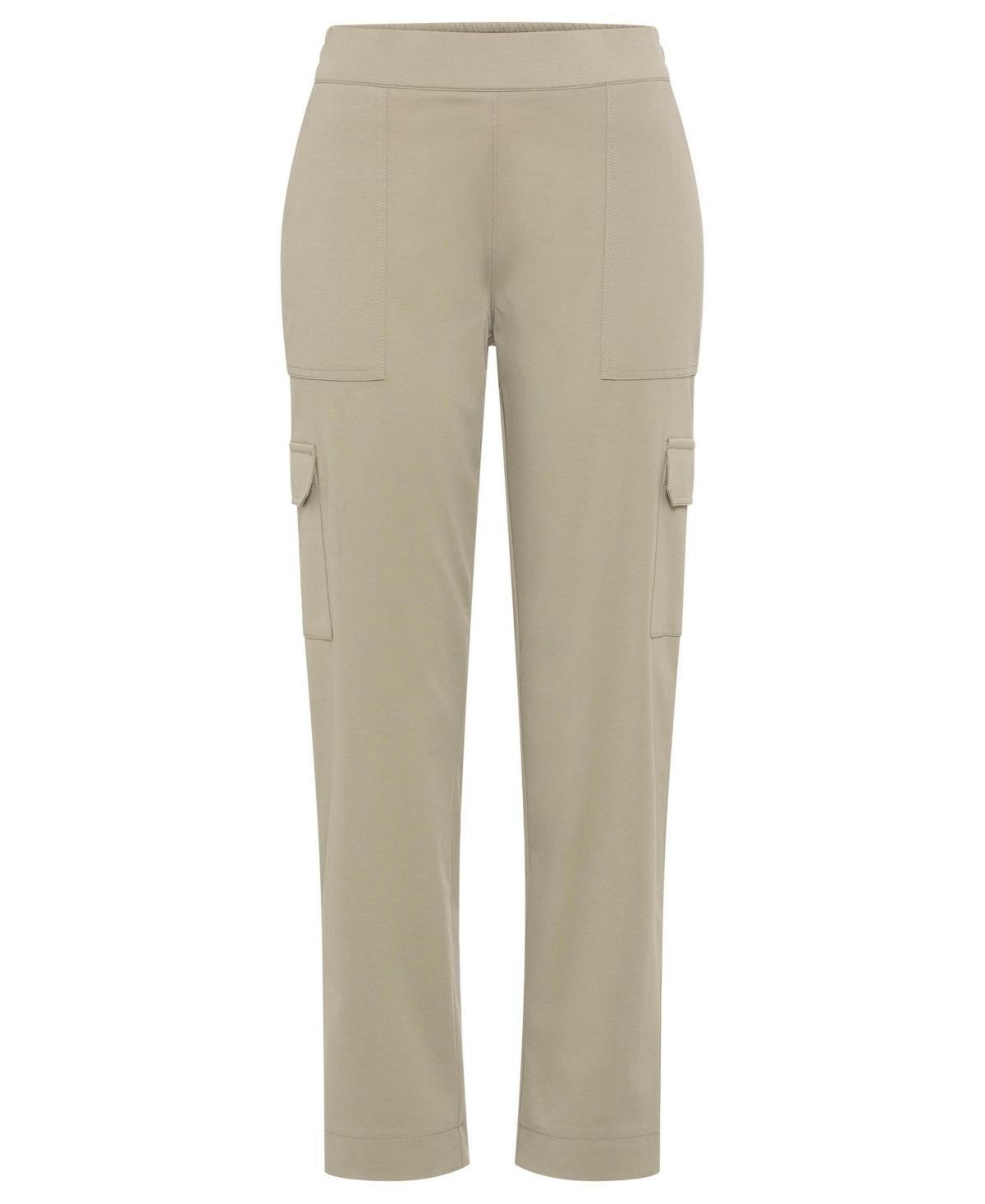 Olsen Womens Lisa Fit Straight Leg Cropped Cargo Pant Product Image