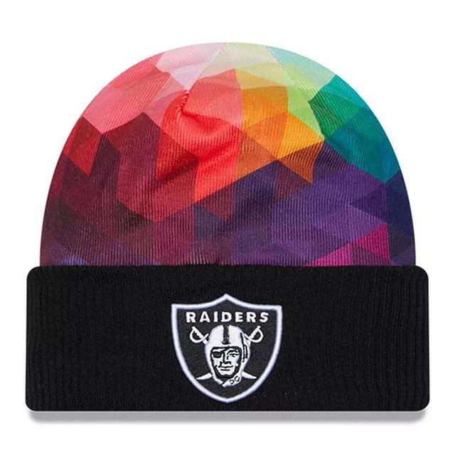 Mens New Era Las Vegas Raiders 2023 NFL Crucial Catch Cuffed Knit Hat Product Image