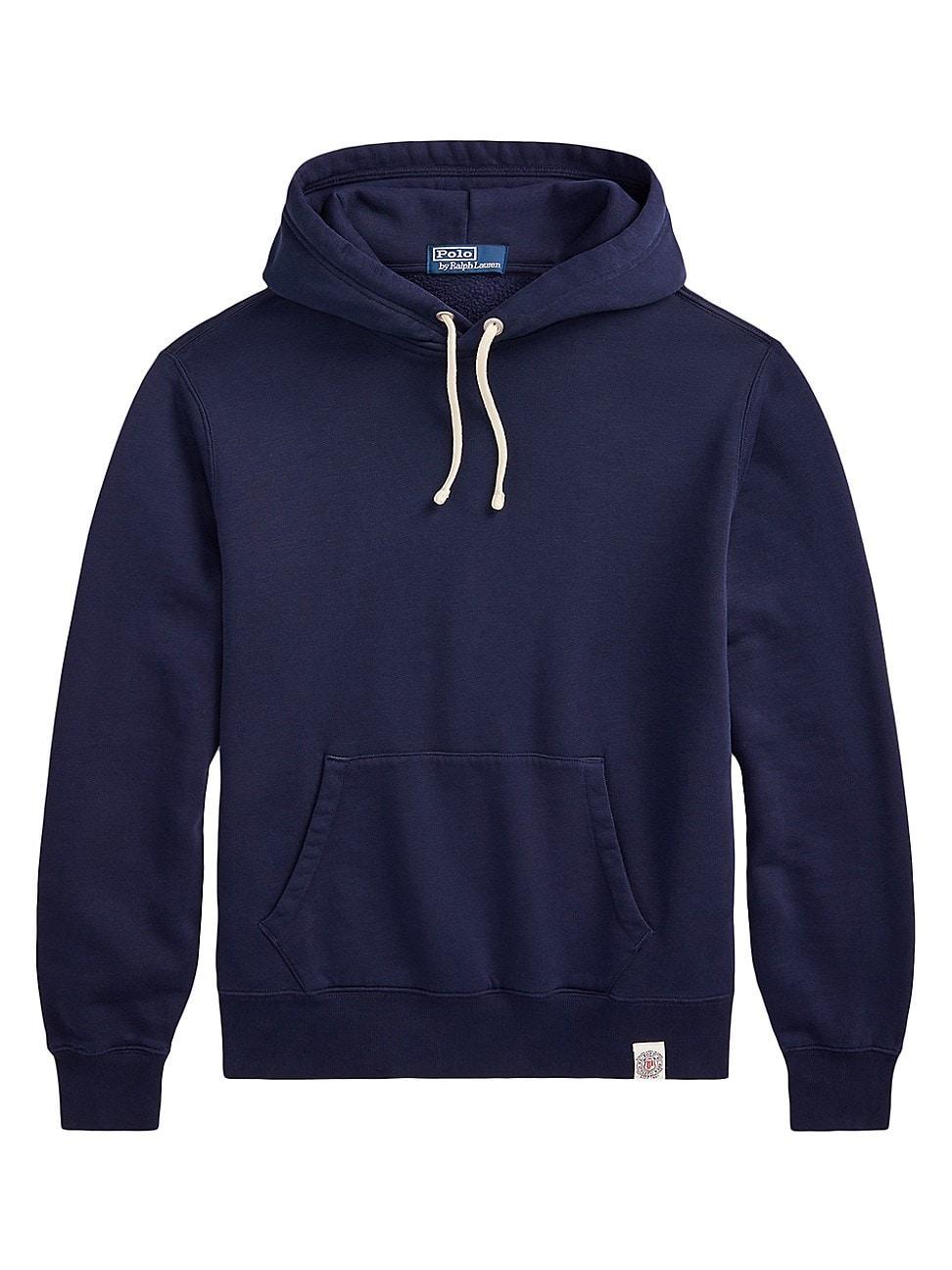 Mens Cotton-Blend Fleece Hoodie Product Image