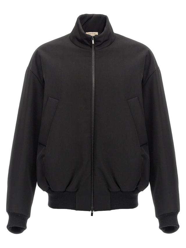 FEAR OF GOD High Neck Bomber Jacket In Black Product Image