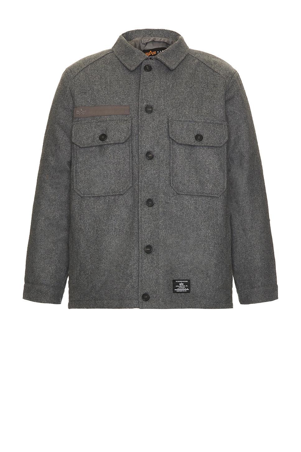 ALPHA INDUSTRIES Field Shirt Jacket Gen II in Grey Product Image