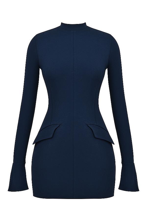 Mahalia Navy Mini Dress Product Image