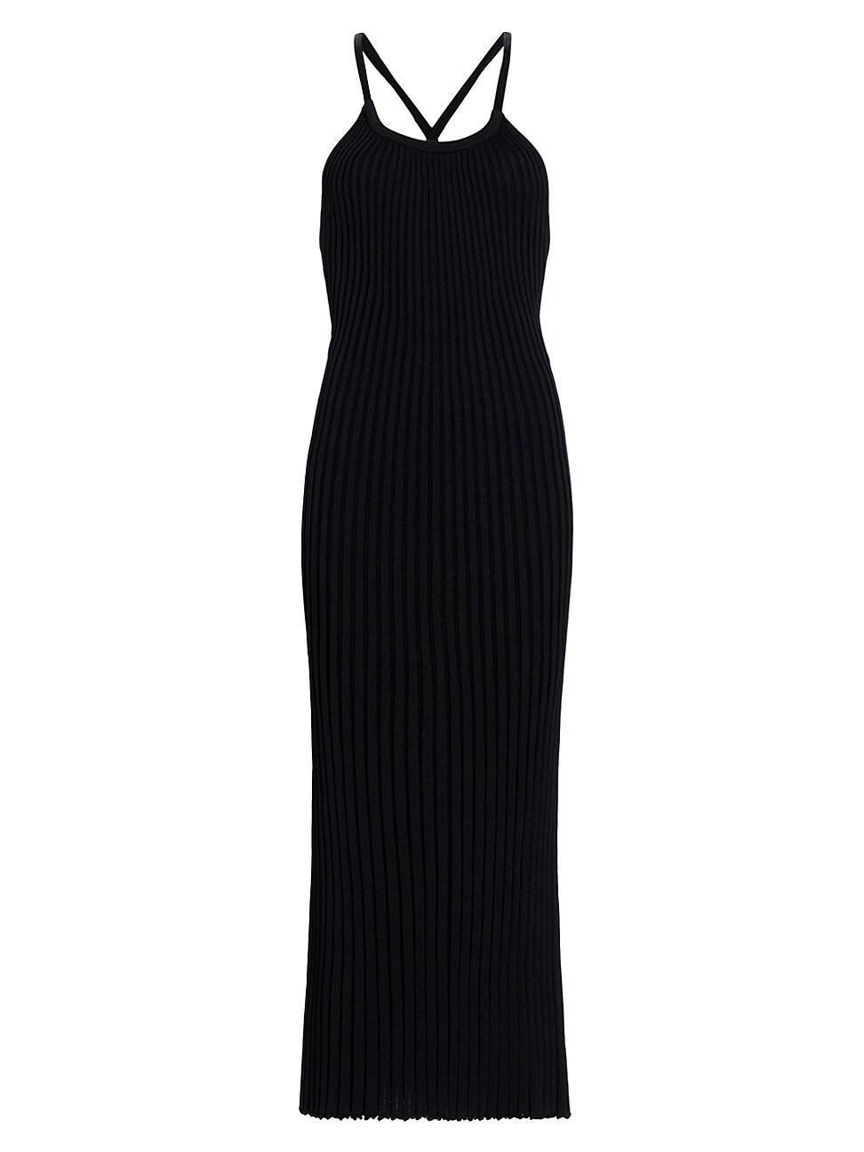 Womens Vida Rib-Knit Midi-Dress Product Image