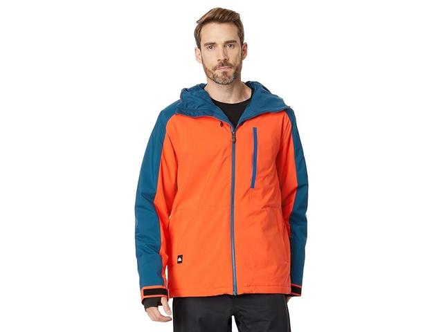 Quiksilver Snow Mission Block Jacket (Grenadine) Men's Clothing Product Image