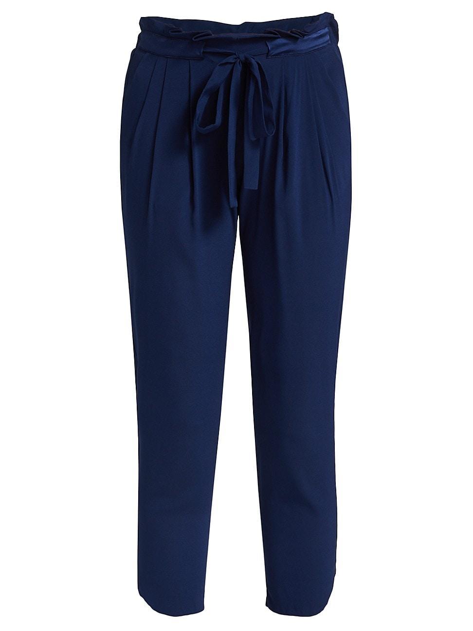 Womens Allyn Silk-Blend Pants Product Image