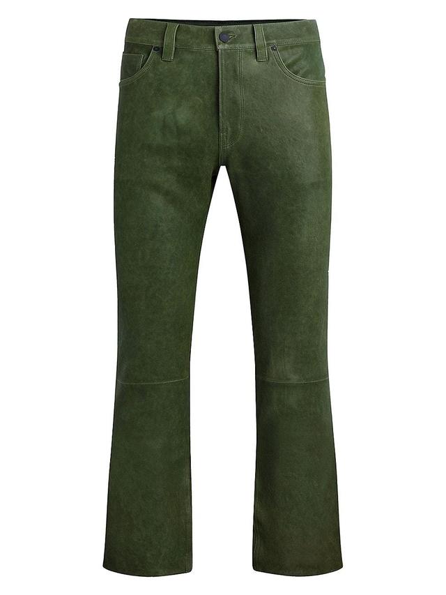 Men's Walker Kick Flare Leather Pants Product Image