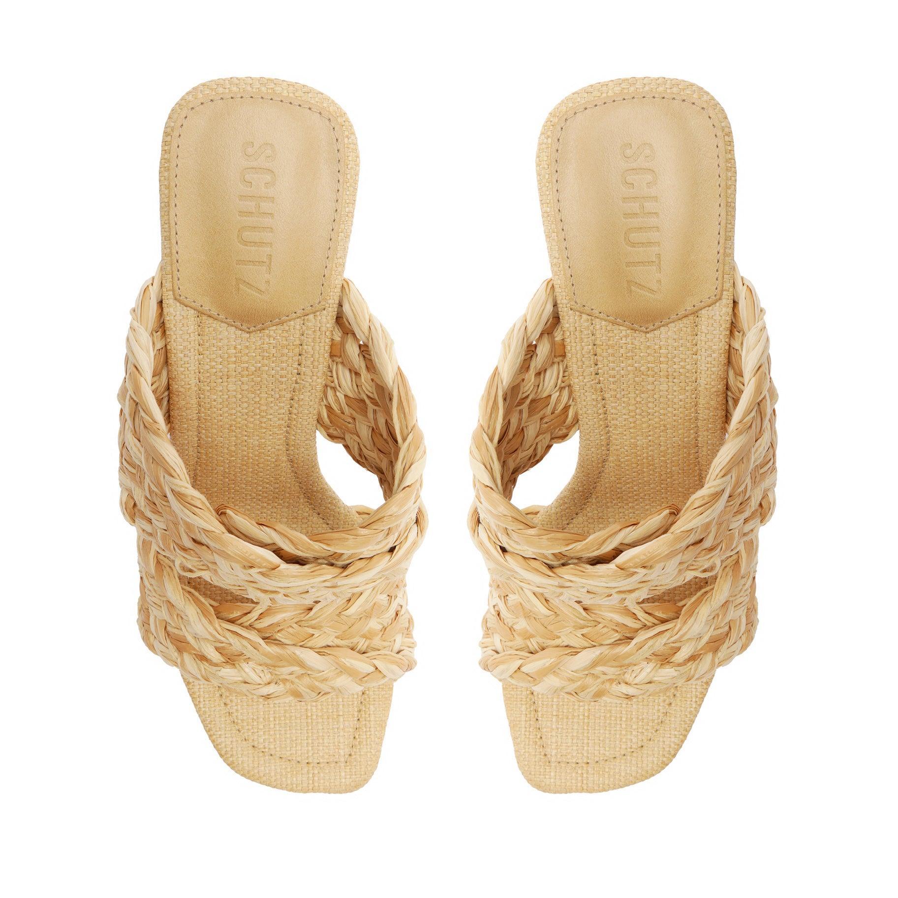 Amani Straw Sandal Female Product Image