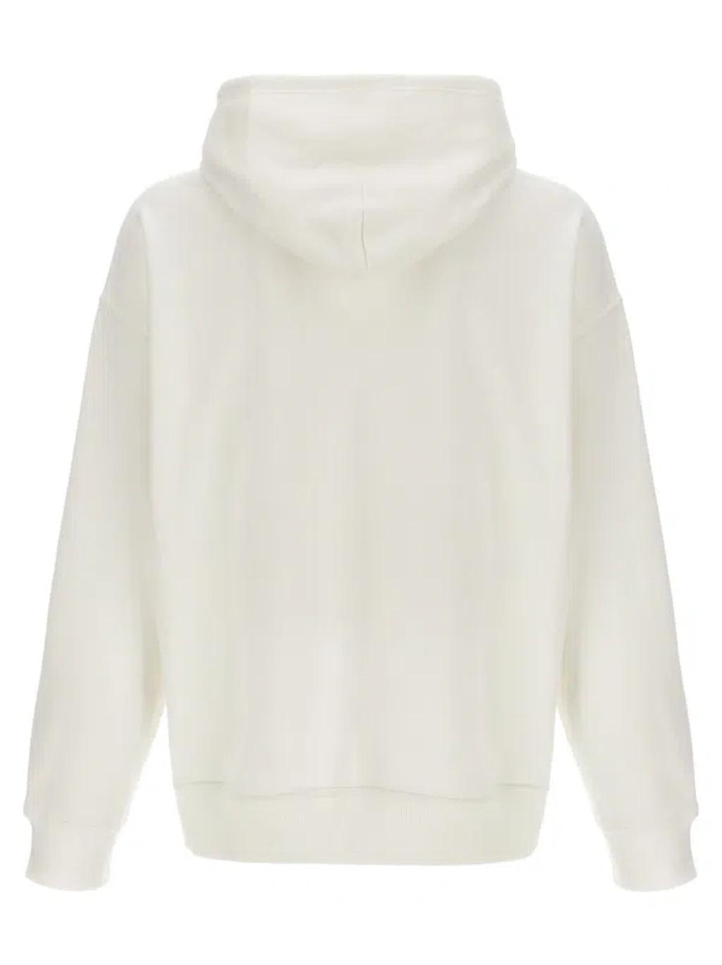 Logo Print Hoodie In Neutral Product Image