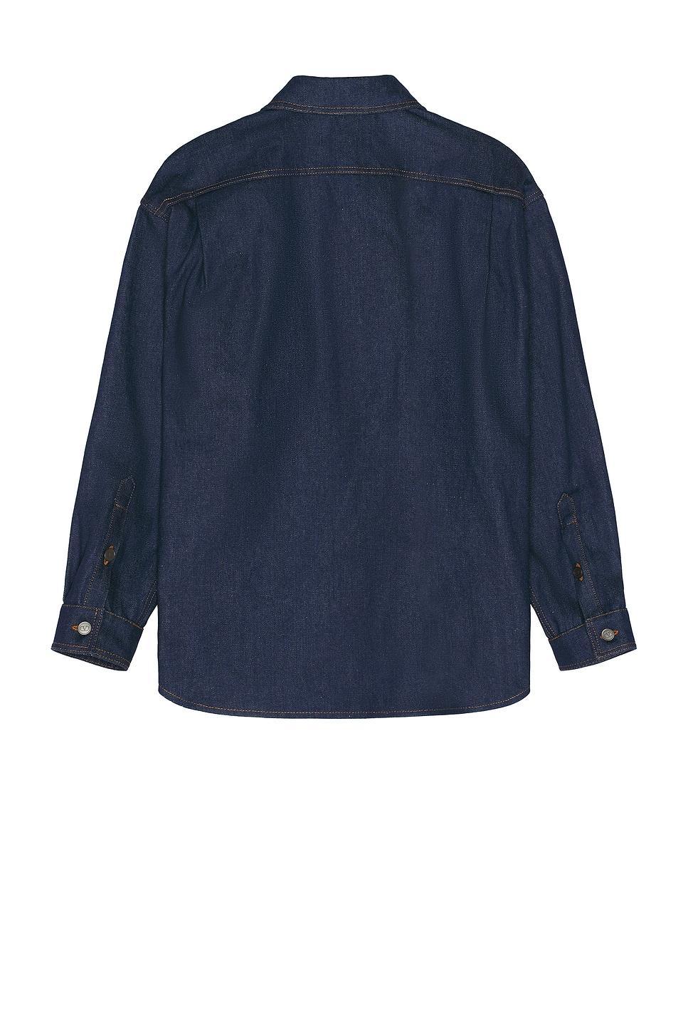 Valentino Denim Button Down Shirt Blue. (also in 46, 50). Product Image