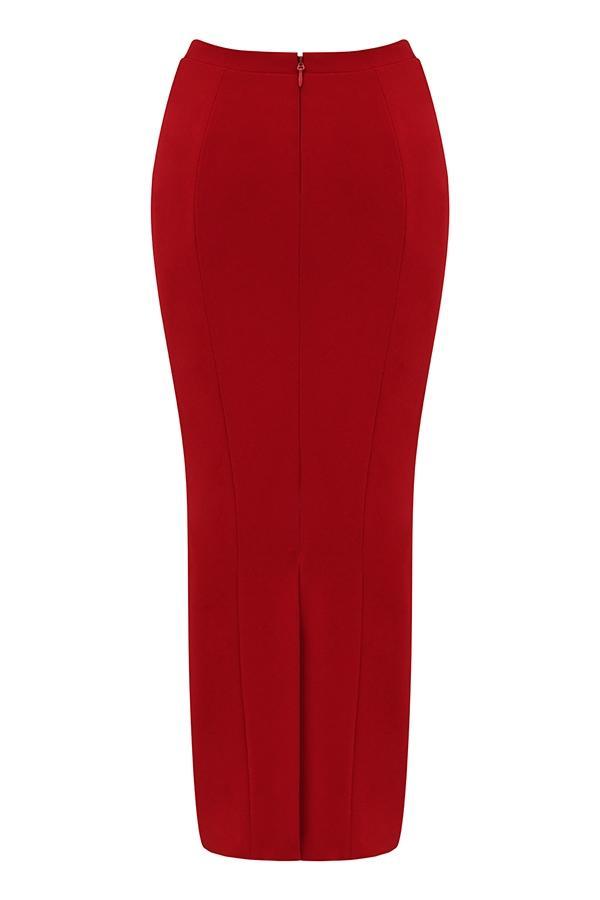 Nayara Red Rose Maxi Skirt Product Image