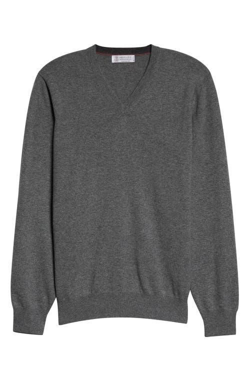 Brunello Cucinelli Mens V-Neck Cashmere Sweater Product Image