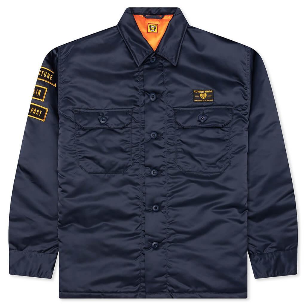 Padded CPO Shirt - Navy Male Product Image