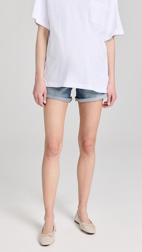 DL1961 Zoie Shorts Maternity: Relaxed 4.5" | Shopbop Product Image