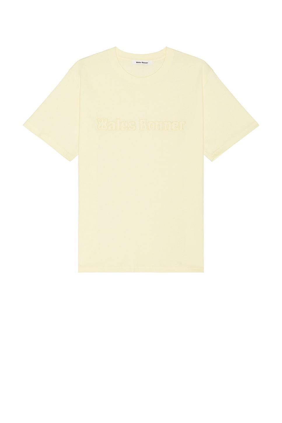 WALES BONNER Original T Shirt In Yellow Product Image