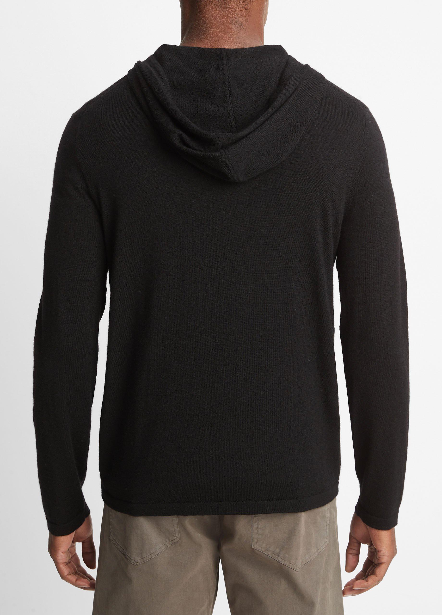 Featherweight Wool Cashmere Pullover Hoodie Product Image