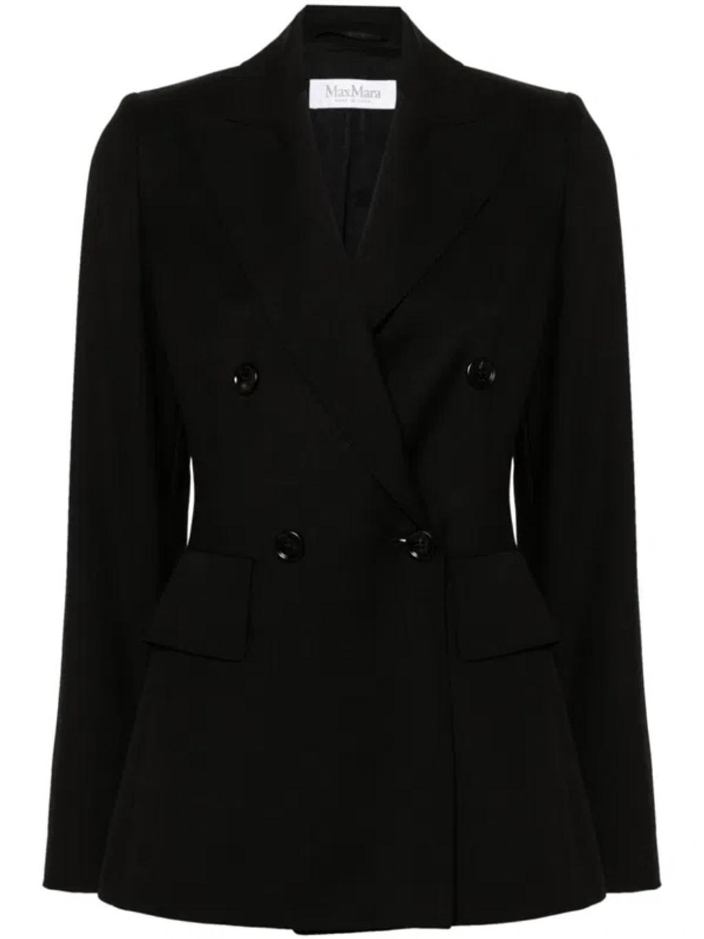 MAX MARA Osanna Double-breasted Blazer In Black   Product Image