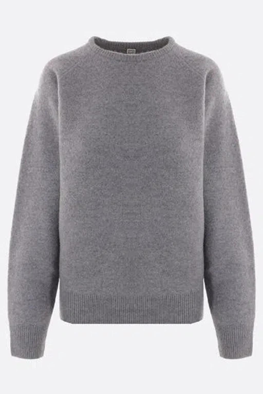 Toteme Sweaters In Grey Product Image