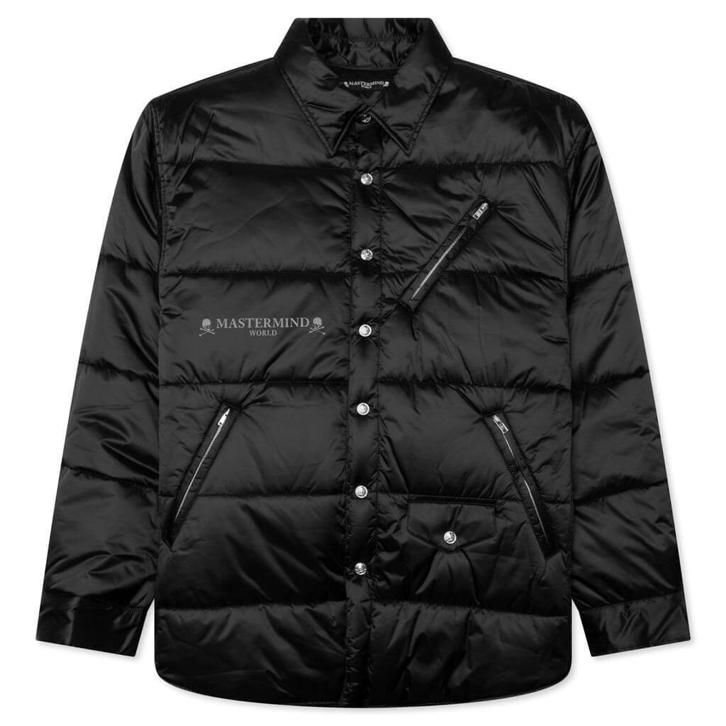 Padded Shirt Jacket - Black Male Product Image