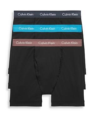 Calvin Klein Cotton Stretch Solid Boxer Briefs 3 Product Image