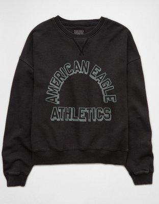 AE Relaxed Graphic Crew Neck Sweatshirt Product Image