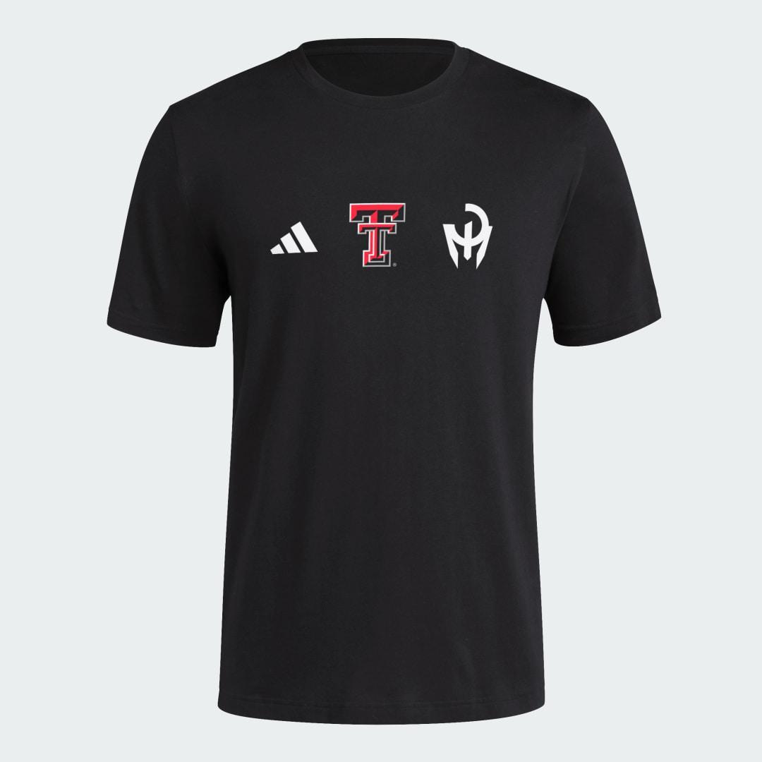 adidas Texas Tech Bowl Tee Black S Mens Product Image