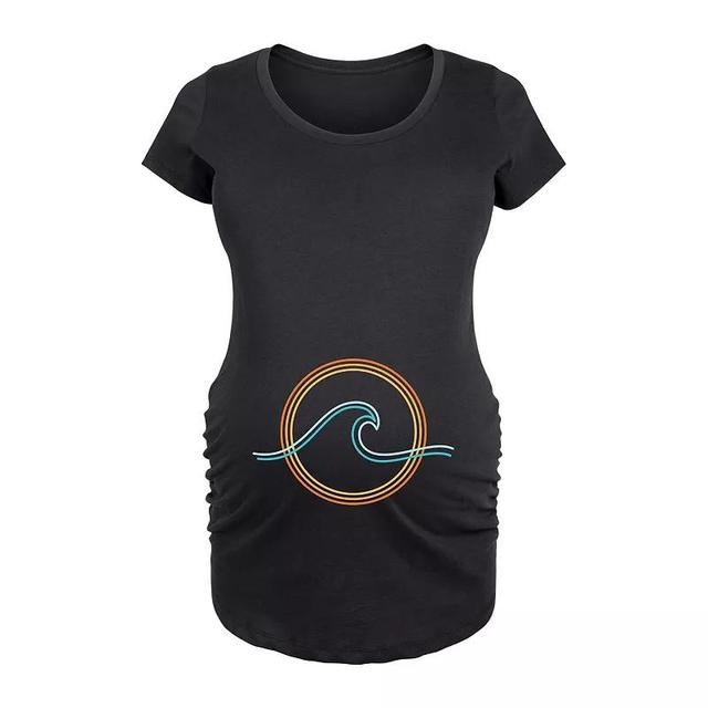 Maternity Sun Wave Graphic Tee, Womens Product Image