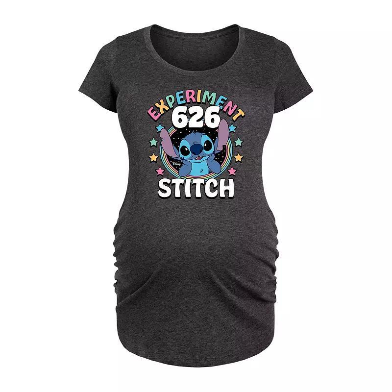 Disneys Lilo & Stitch Maternity Experiment 626 Graphic Tee, Womens Blue Product Image