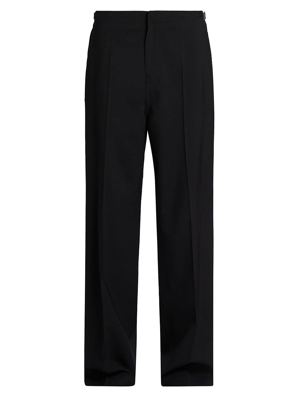 Mens Wool-Blend Trousers Product Image