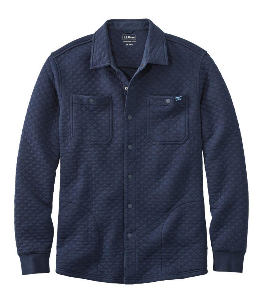 
                            Men's Quilted Sweatshirts, Snap Overshirt
                         Product Image