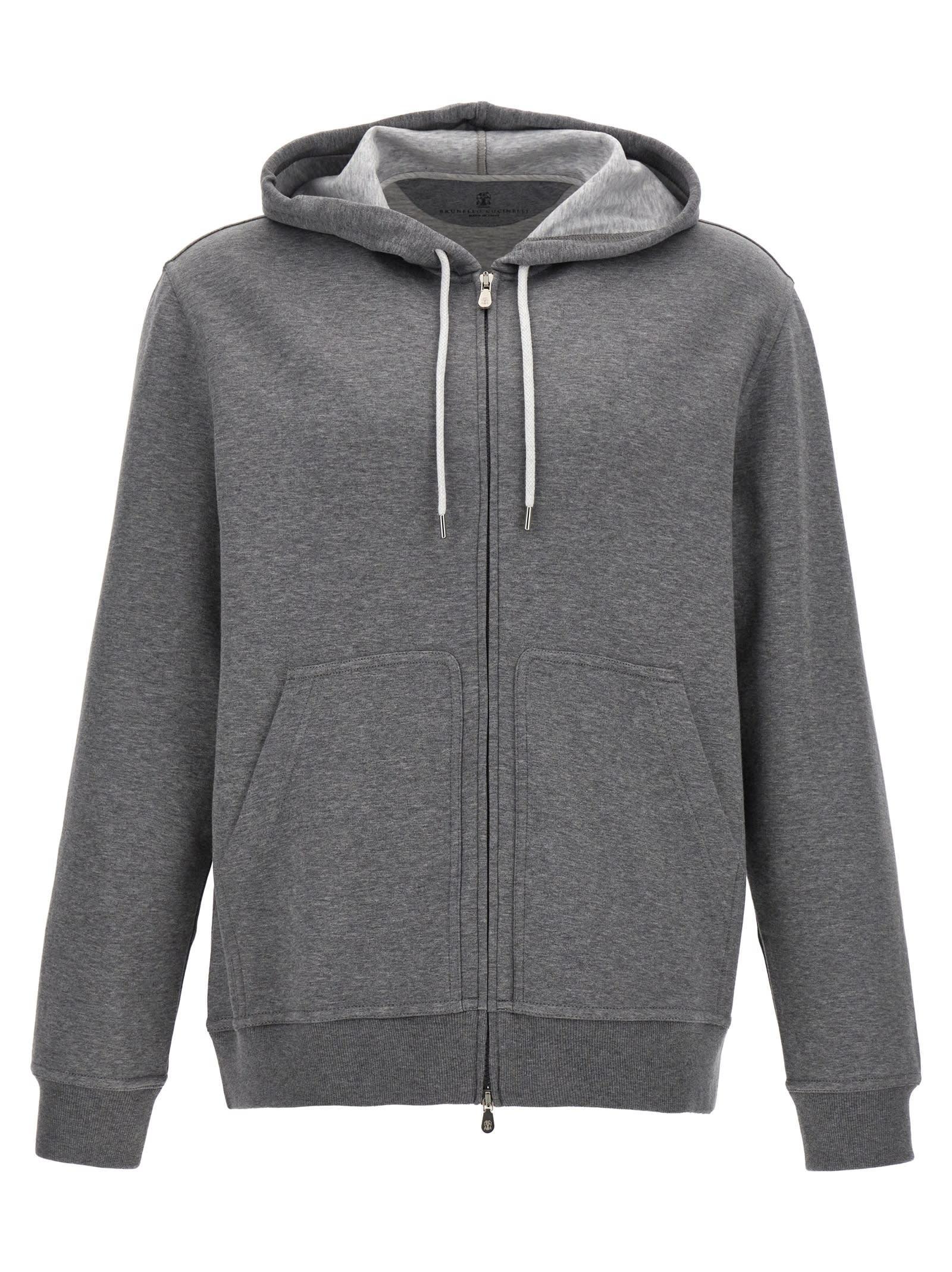 BRUNELLO CUCINELLI Sweatshirt In Grey Product Image