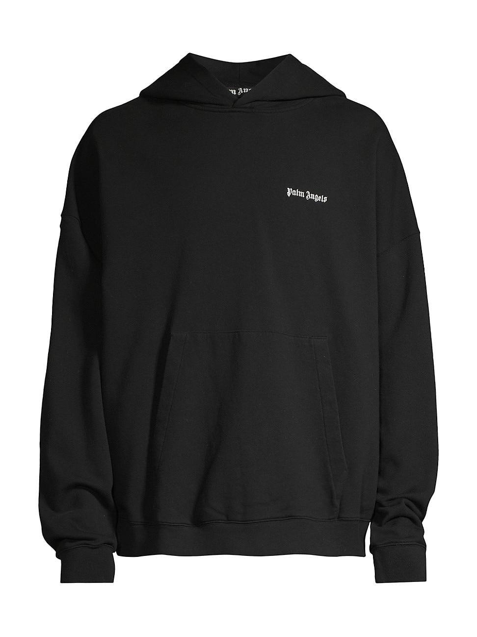 Mens Oversized Embroidered Logo Hoodie Product Image