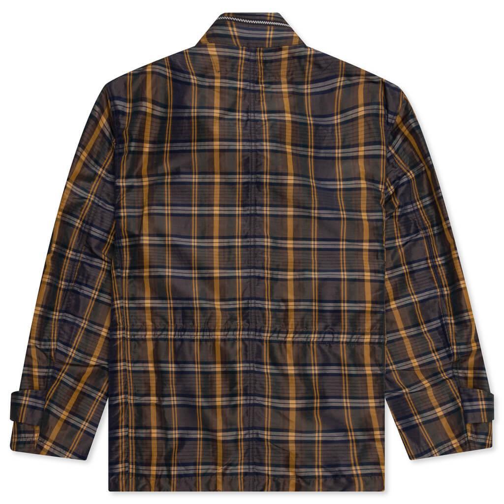 Plaid Blouson - Brown/Green/Yellow Male Product Image