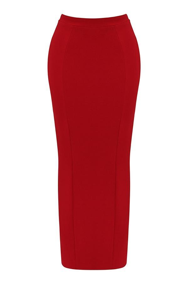 Nayara Red Rose Maxi Skirt Product Image