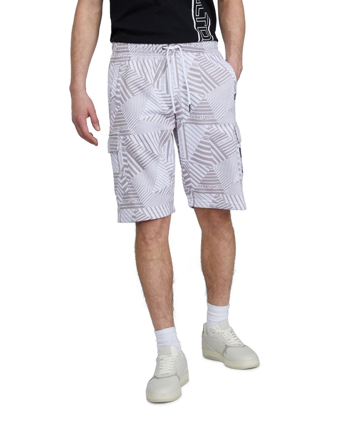 Ecko Unltd. Mens Zip Labled Pocket Fleece Short Product Image