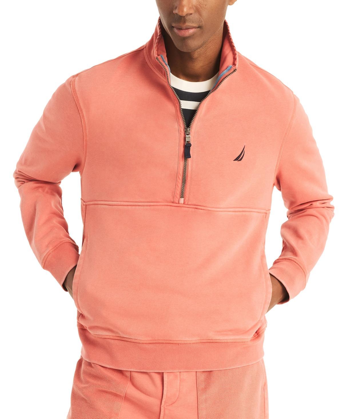 Nautica Mens Long Sleeve Half-Zip Sweatshirt Product Image