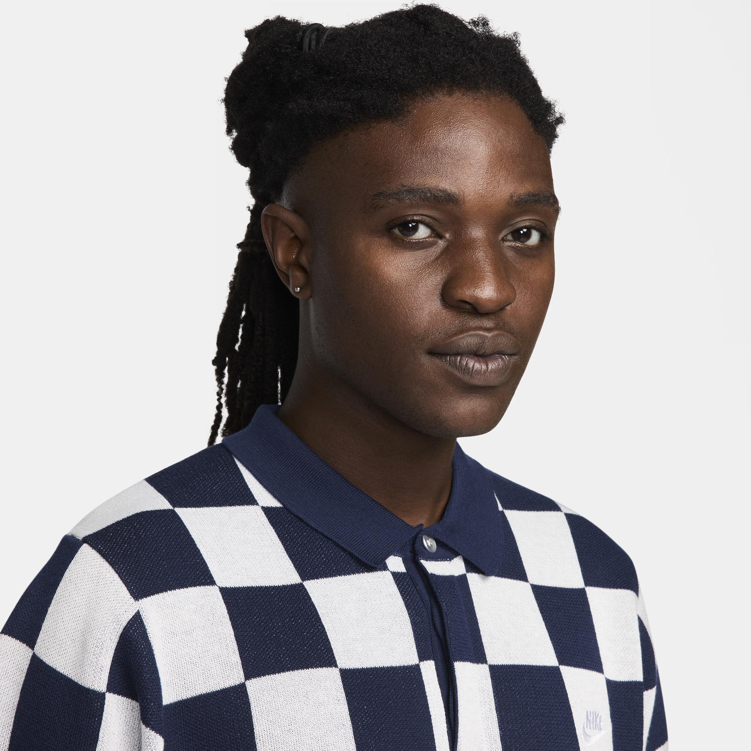 Men's Nike Sportswear Club Checkers Polo Product Image