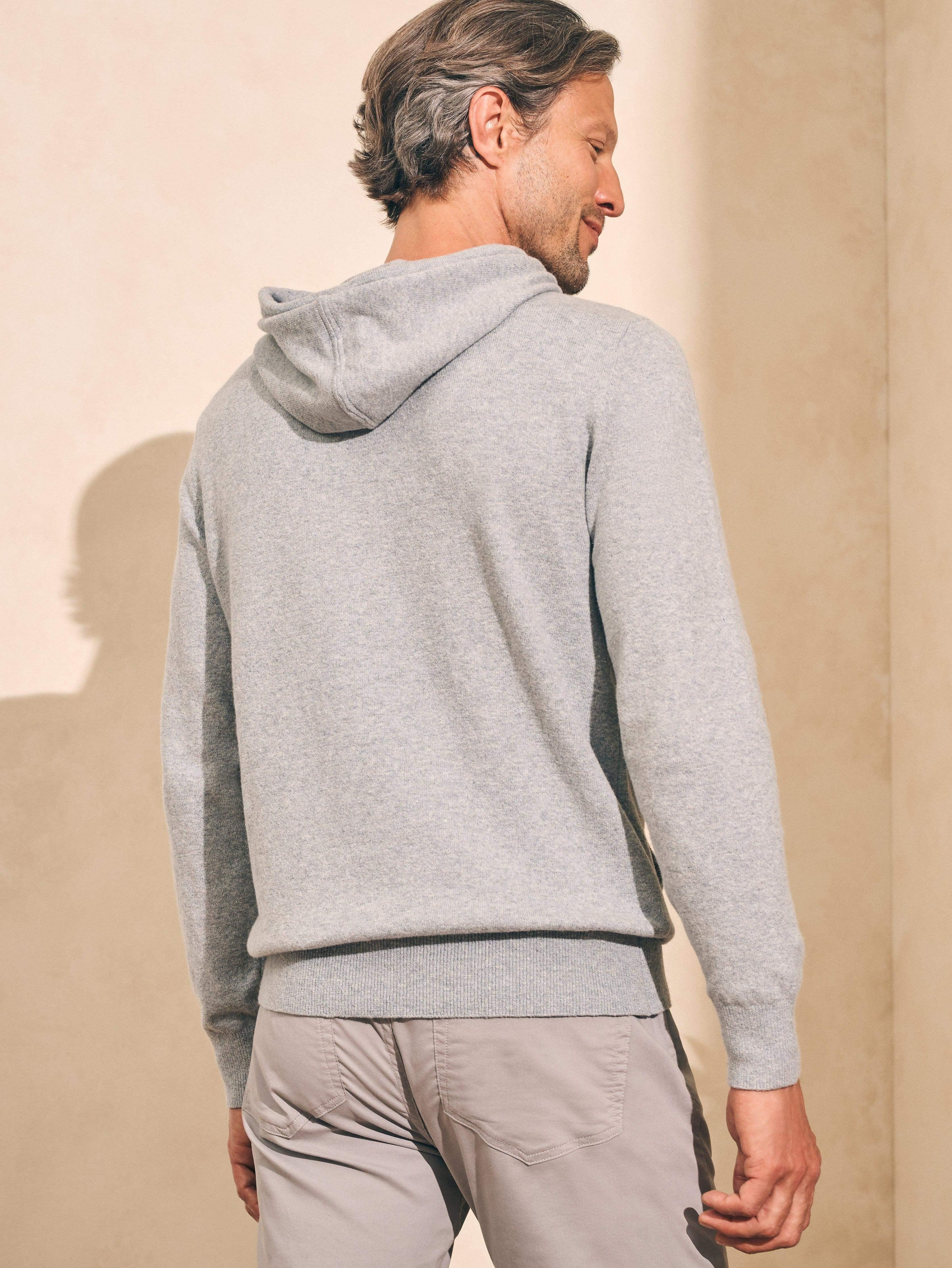 Mountain Sweater Hoodie - Grey Cliff Heather Male Product Image