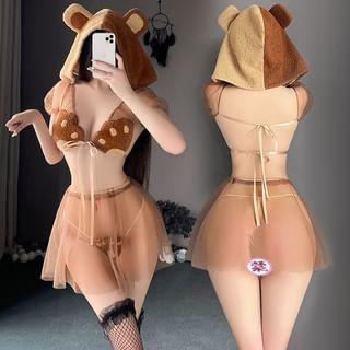 Bear Lingerie Costume Set Product Image