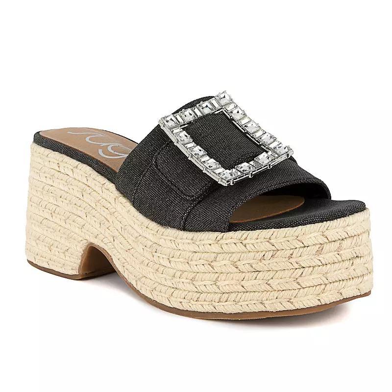 sugar Remote Womens Rhinestone Espadrille Sandals product image