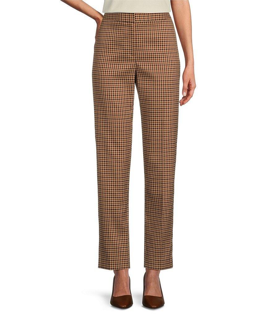 Preston & York Corey Check High Rise Pleated Ankle Coordinating Pants Product Image