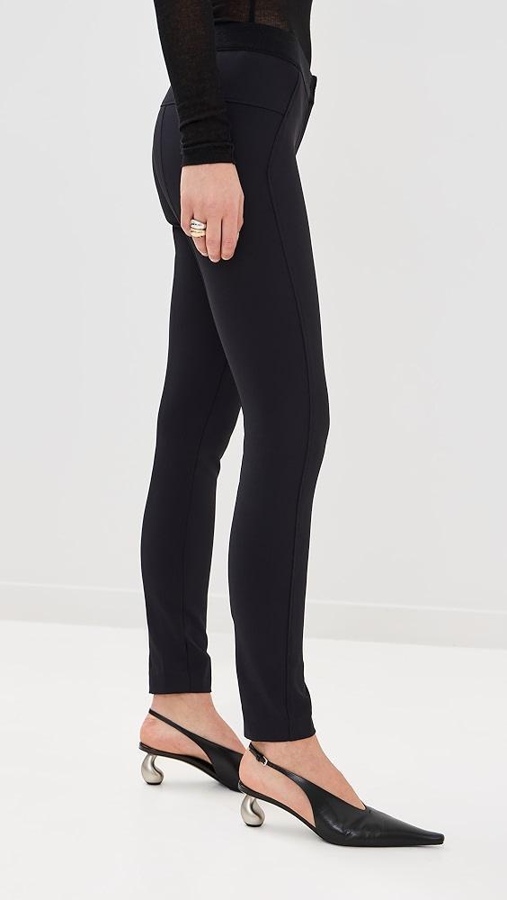 Veronica Beard Black Scuba Leggings | Shopbop Product Image