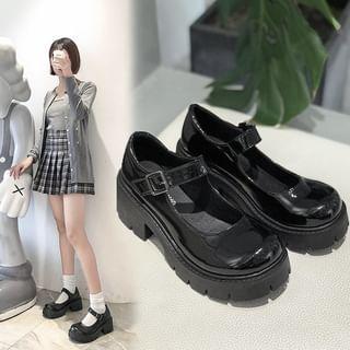 Platform Mary Jane Shoes Product Image