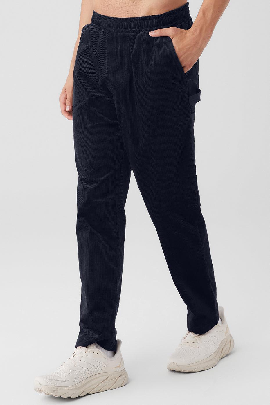 Corduroy District Sweatpant - Navy Male Product Image