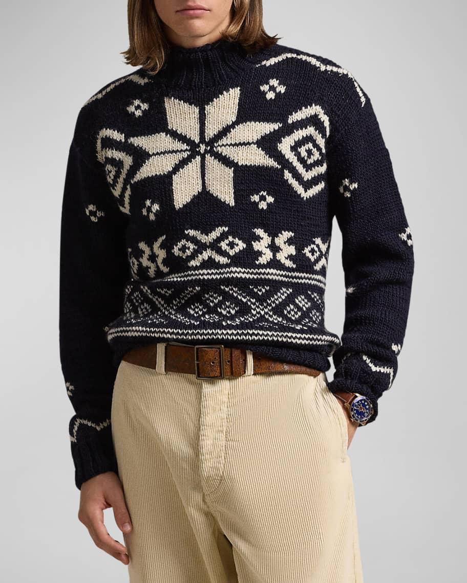 Men's Snowflake Fair Isle Sweater Product Image