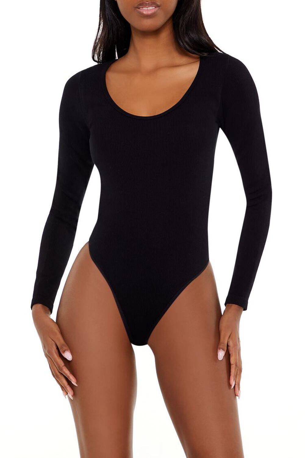 Seamless Long-Sleeve Bodysuit | Forever 21 Product Image